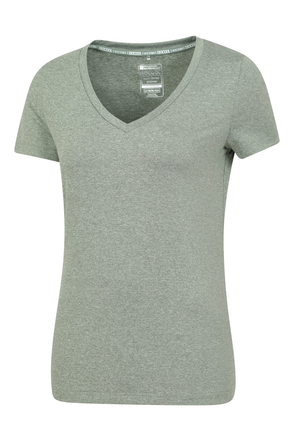 Mountain Warehouse Womens V Neck Tee Lightweight Breathable Comfortable T-Shirt - Picture 30 of 49