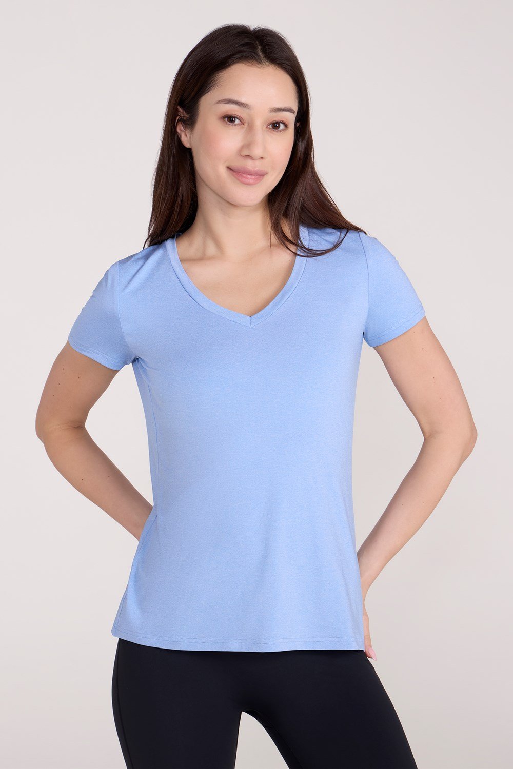 Mountain Warehouse Womens V Neck Tee Lightweight Breathable Comfortable T-Shirt - Picture 33 of 49