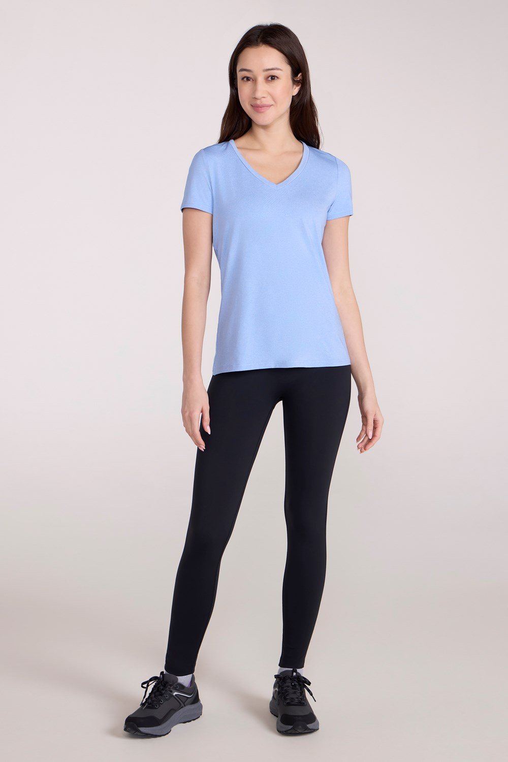 Mountain Warehouse Womens V Neck Tee Lightweight Breathable Comfortable T-Shirt - Picture 35 of 49
