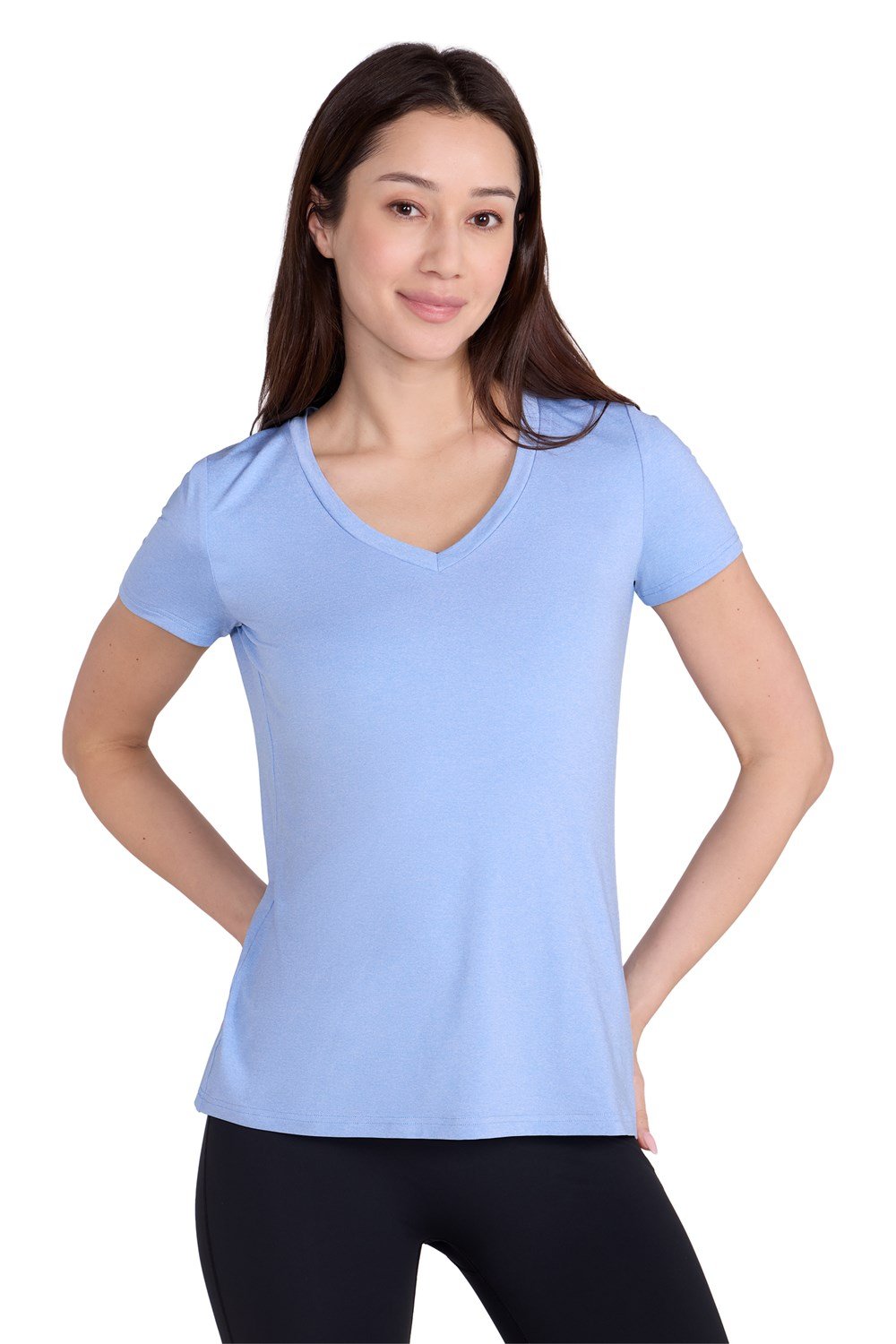 Mountain Warehouse Womens V Neck Tee Lightweight Breathable Comfortable T-Shirt - Picture 43 of 49