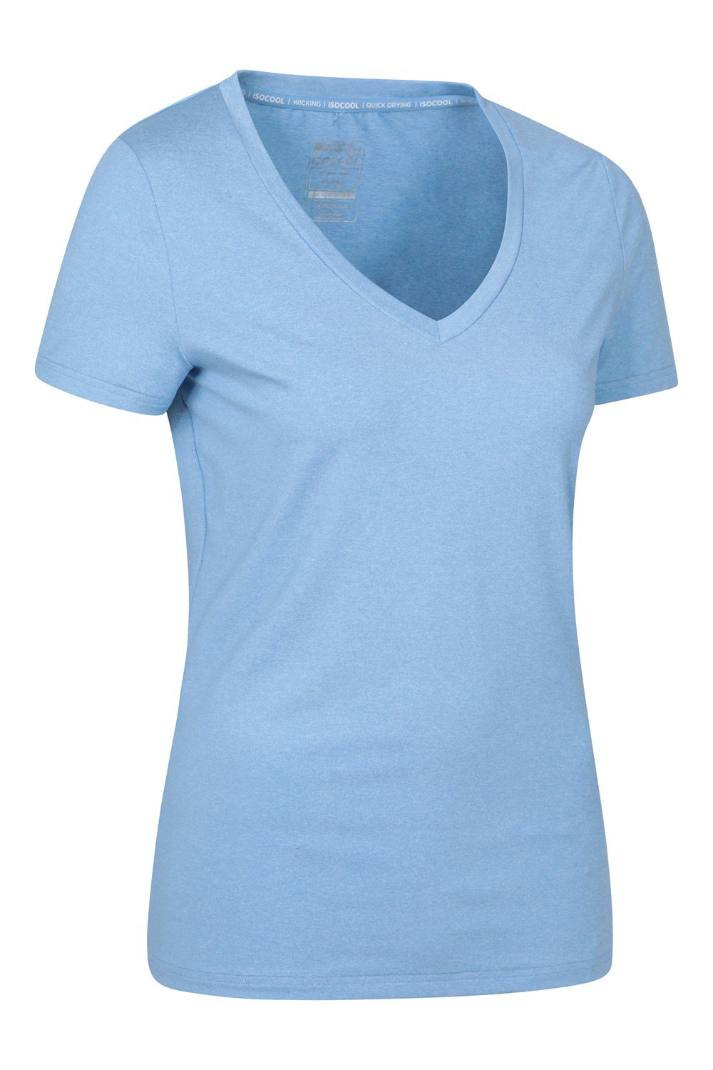 Mountain Warehouse Womens V Neck Tee Lightweight Breathable Comfortable T-Shirt - Picture 39 of 49
