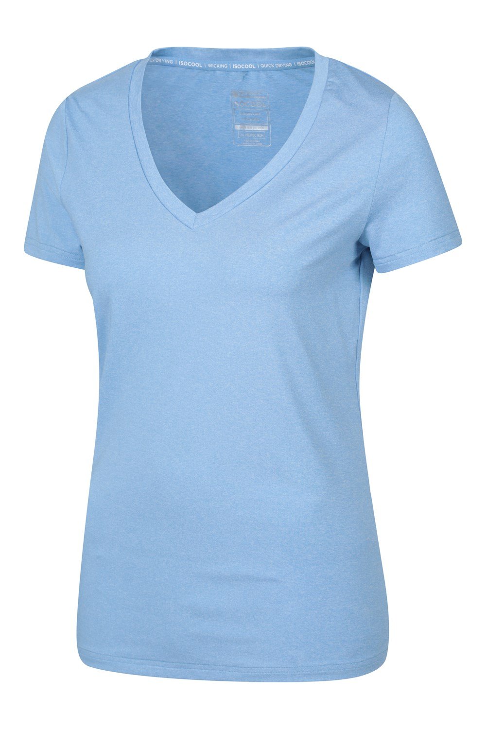 Mountain Warehouse Womens V Neck Tee Lightweight Breathable Comfortable T-Shirt - Picture 41 of 49