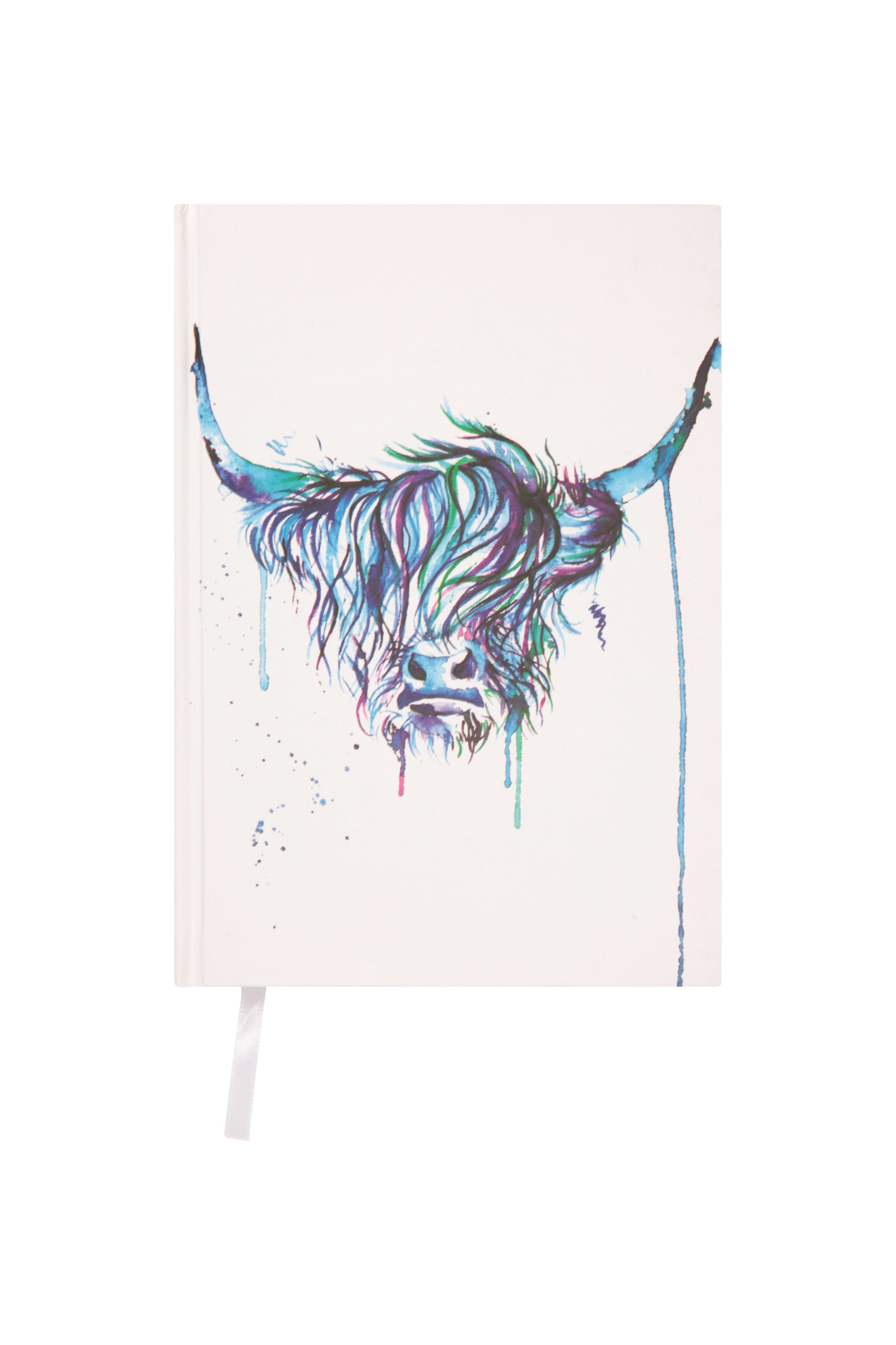 Mountain Warehouse Cow A5 Hardback Notebook Blue