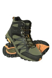 Trekker II Mens Softshell Waterproof Hiking Boots Khaki