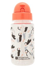 BPA Free Printed Flip Lid Kids Bottle - 350ml Orange