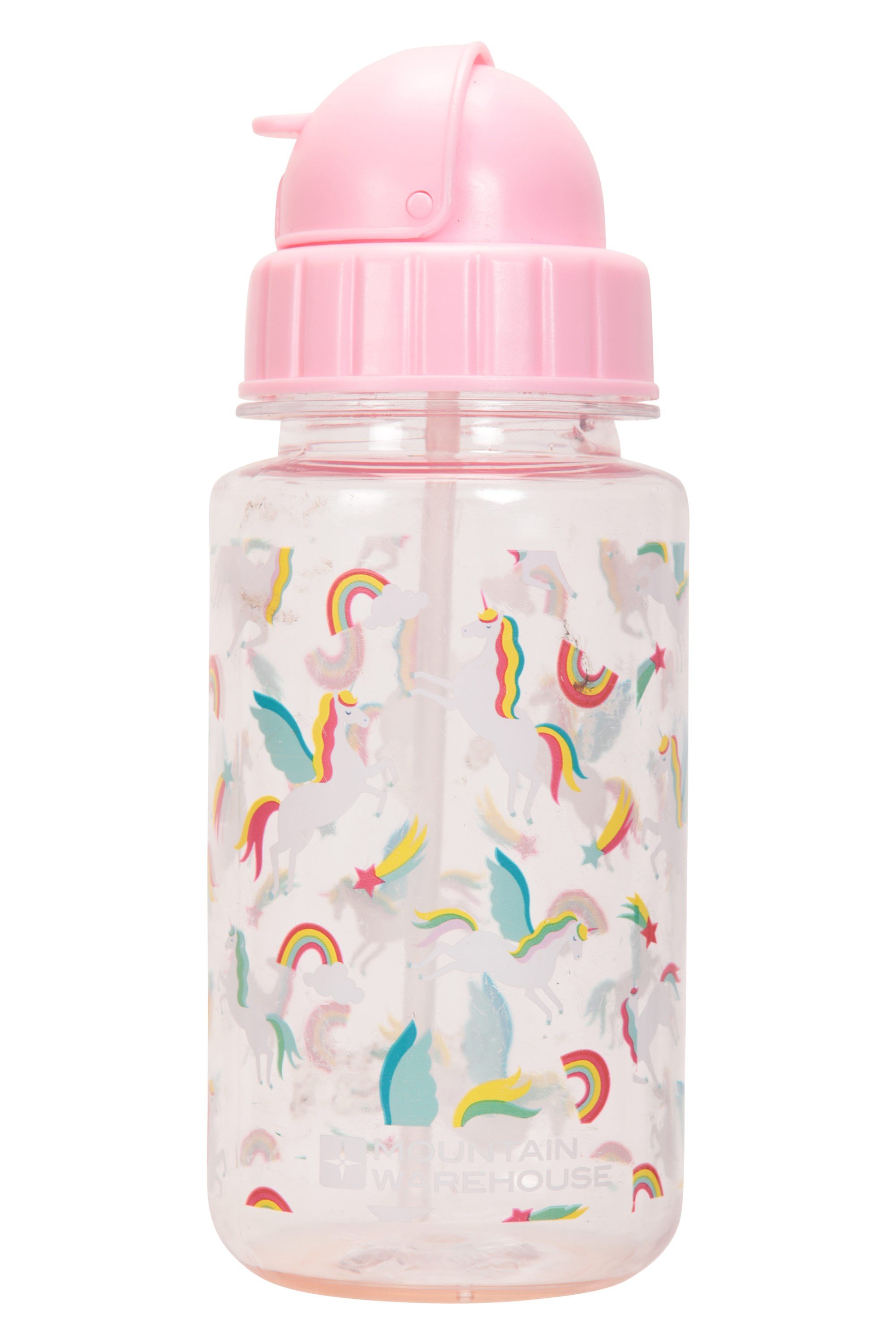 Gourde imprimée pour enfants sans BPA - 350ml - Rose