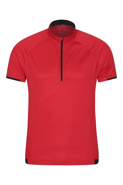 Cycle Short Sleeve Mens T-Shirt - Red