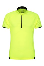 Cycle Short Sleeve Mens T-Shirt Yellow