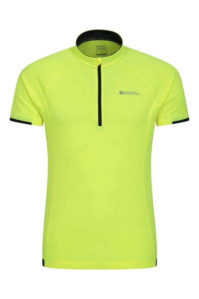 Cycle Short Sleeve Mens T-Shirt - Yellow