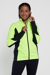 Speed Up Womens Cycling Jacket Yellow