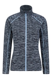 Bend & Stretch capa intermedia con cremallera completa mujer Azul Mezclilla