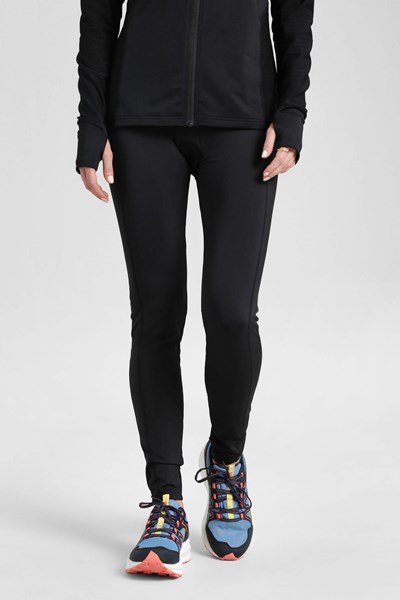 Speed Up Womens Padded Cycling Leggings - Black
