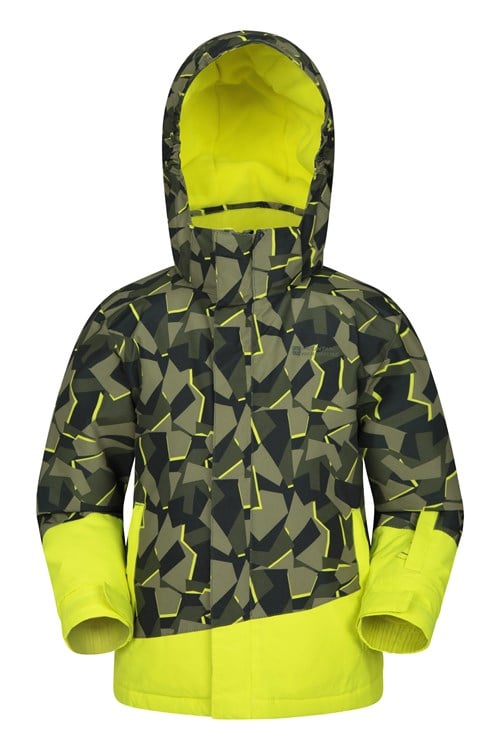 Mountain Warehouse Snowdrop Printed Kids Winter Ski Jacket-Waterproof