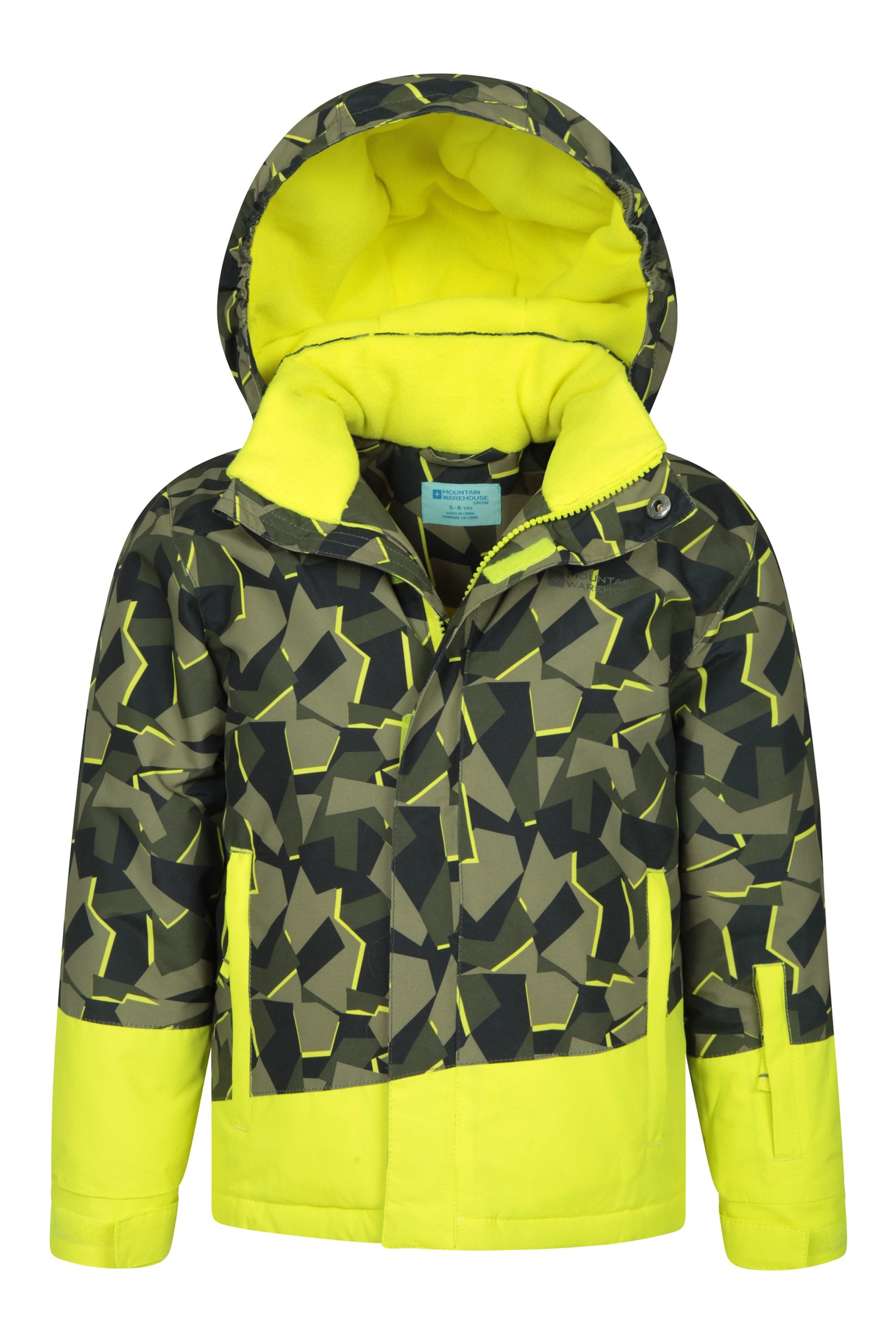 Mountain Warehouse Banff Printed Kids Ski Jacket Waterproof