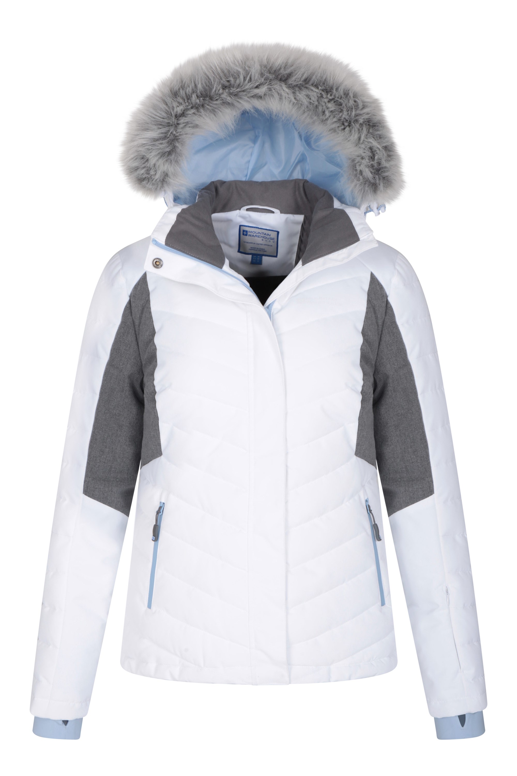 Waterproof Ladies Winter Coat Mountain Warehouse Womens Padded Ski Jacket 