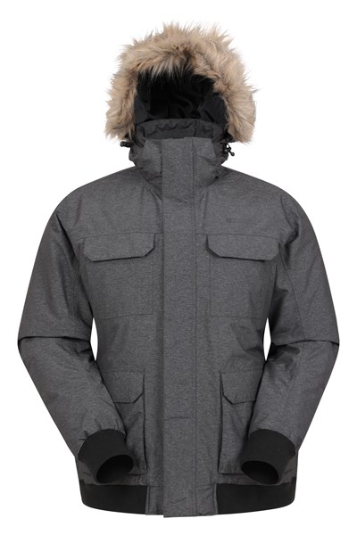 Glencoe Mens Padded Jacket - Grey