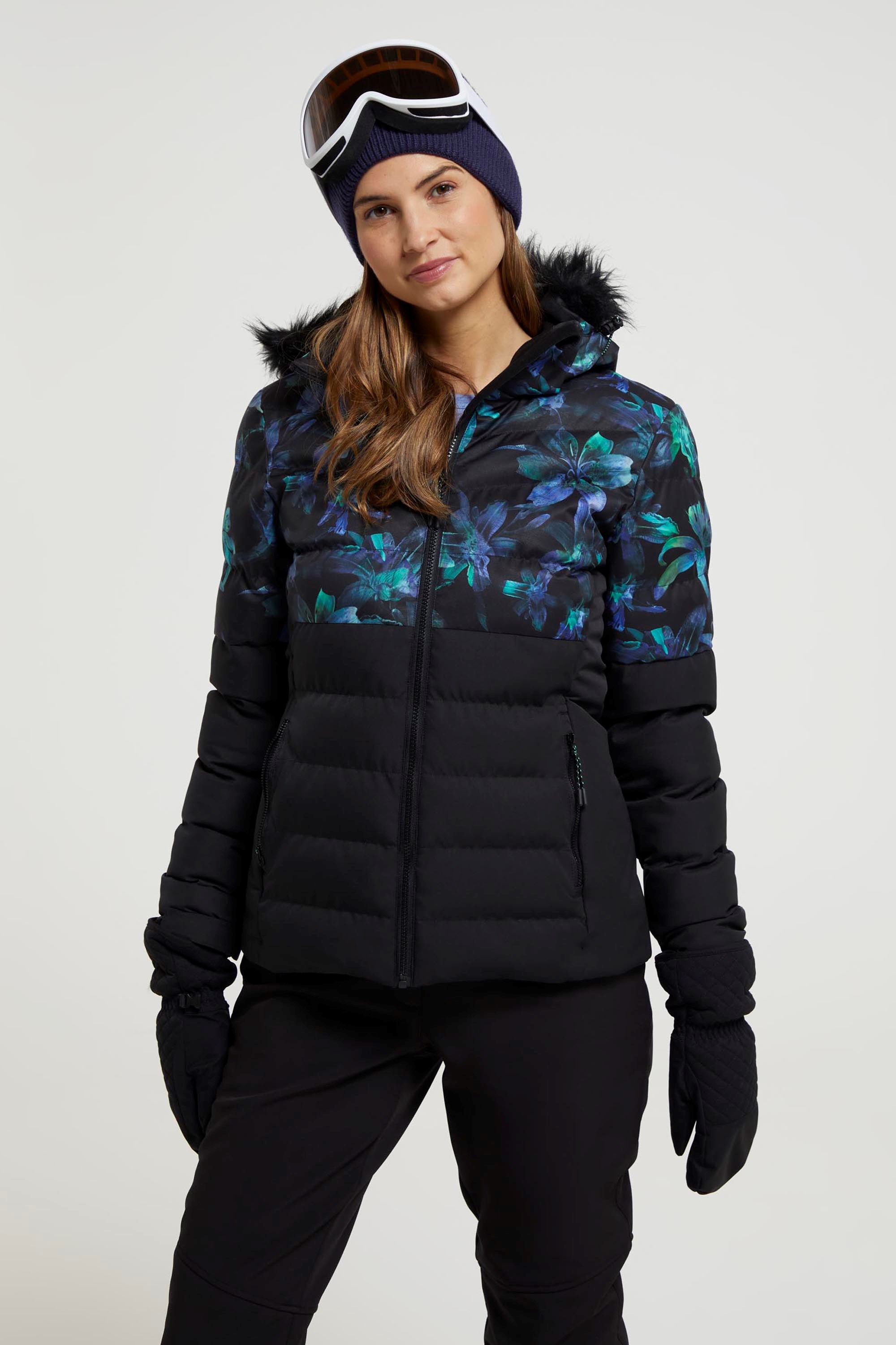 Mountain Warehouse Avalanche Womens Insulated Ski Jacket - Black | Size 14
