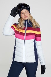 Avalanche Womens Padded Ski Jacket White