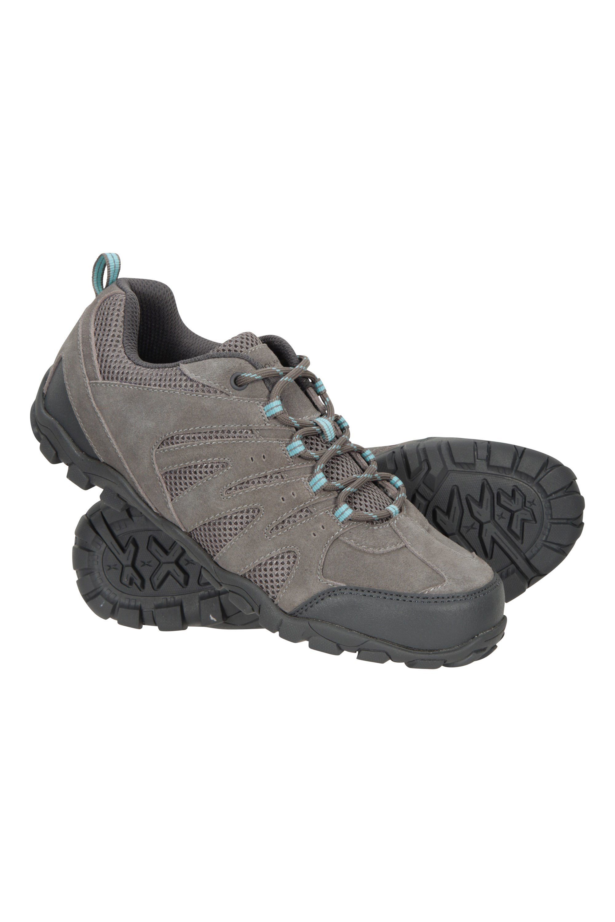 Mountain Warehouse Mens Lightweight Outdoor Walking Shoes w/ Mesh & Suede Upper 