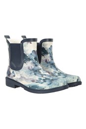 Winter Ankle Printed - kalosze Niebieski