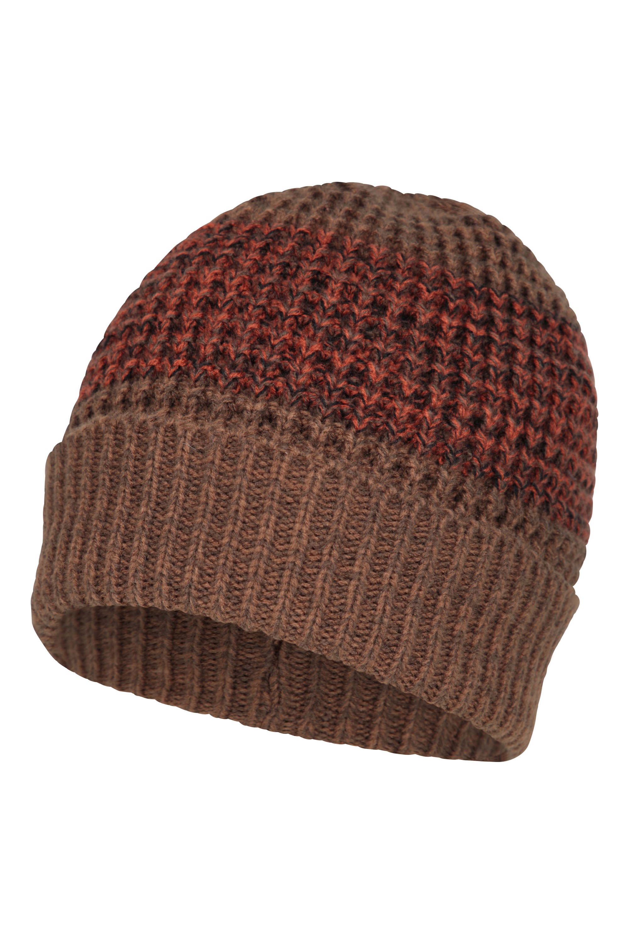 Two-Tone Melange Mens Thermal Beanie