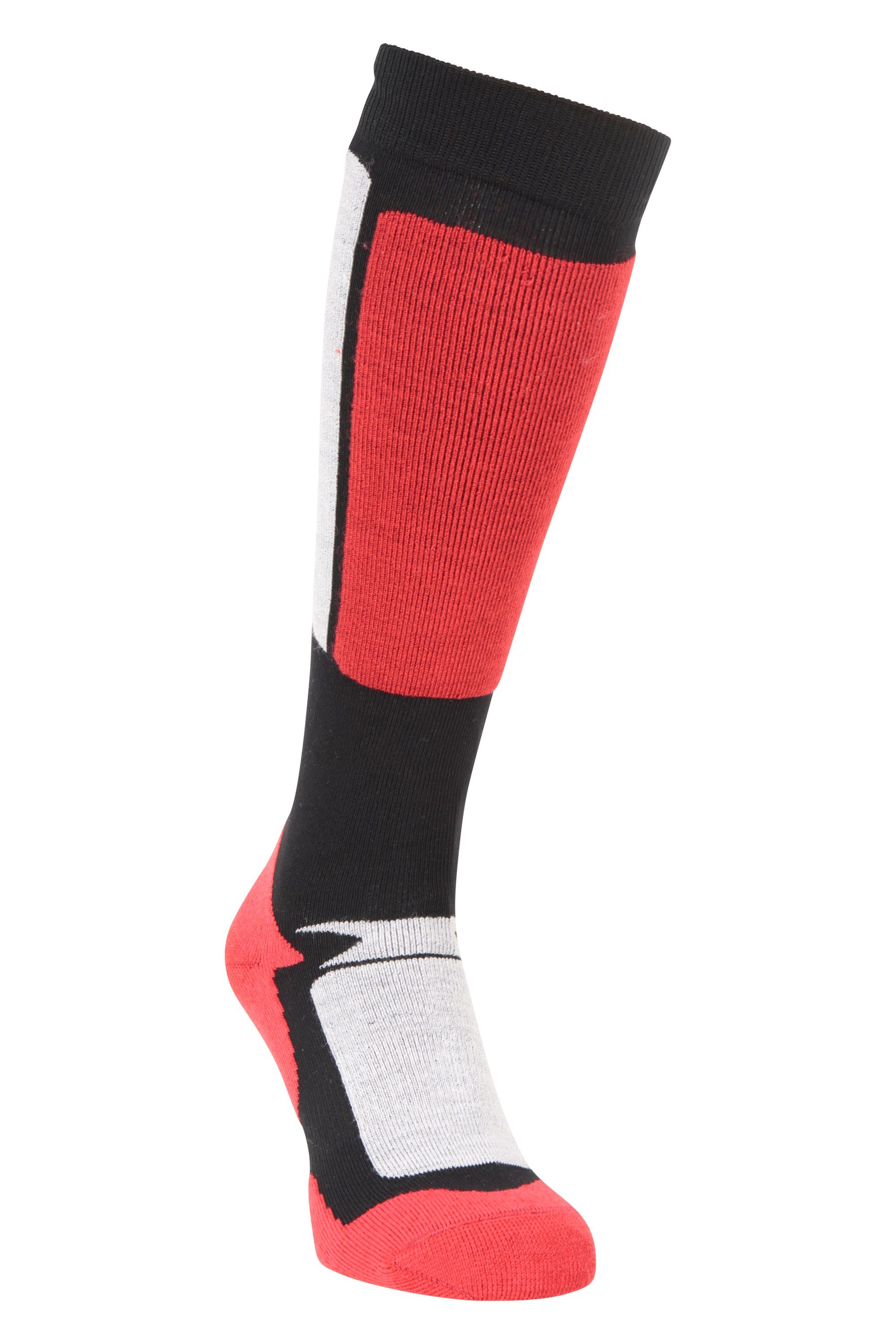 Extreme Mens Merino Thermal Ski Socks Red