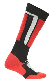 Extreme Mens Merino Thermal Ski Socks Red