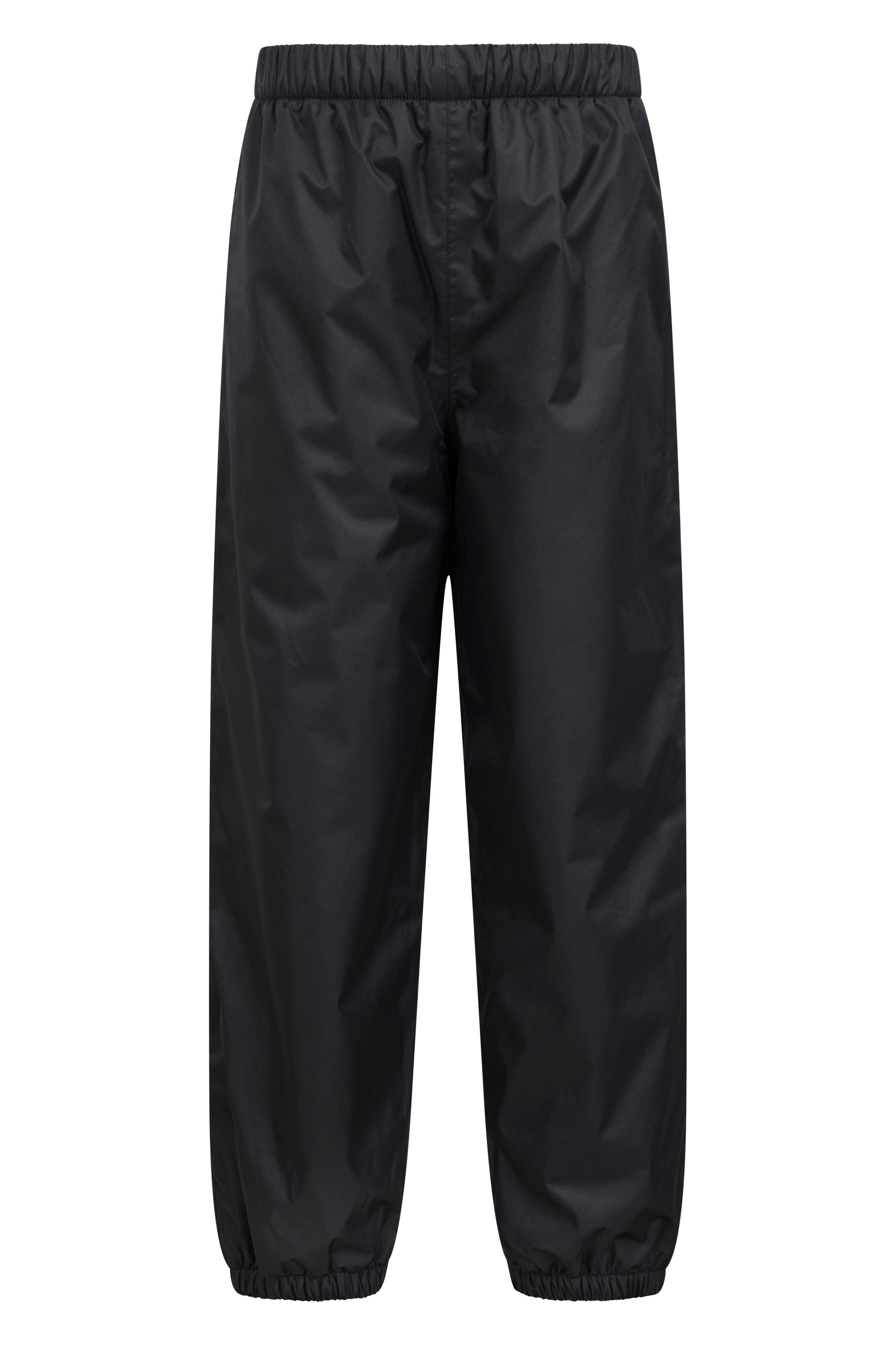 Waterproof Fleece Lined Kids Trousers - Black
