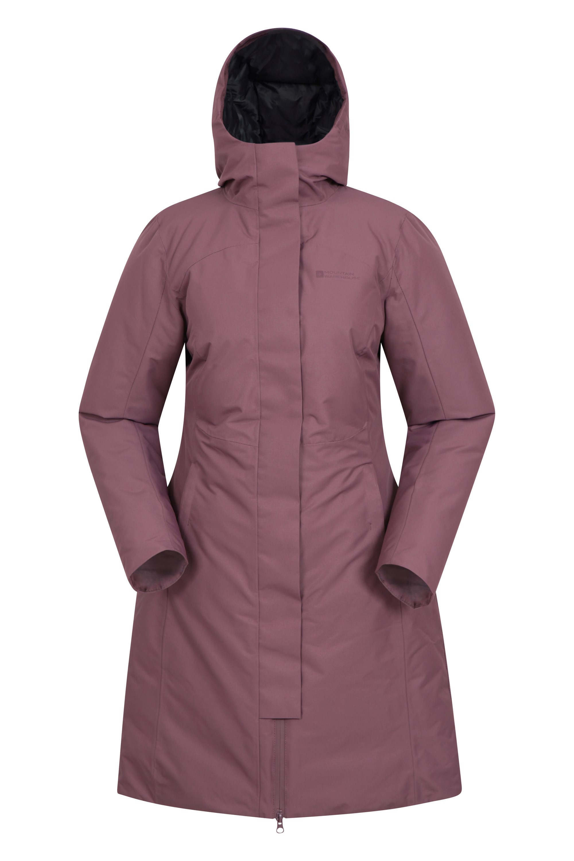 Polar Hybrid Womens Long Down Jacket | Mountain Warehouse US