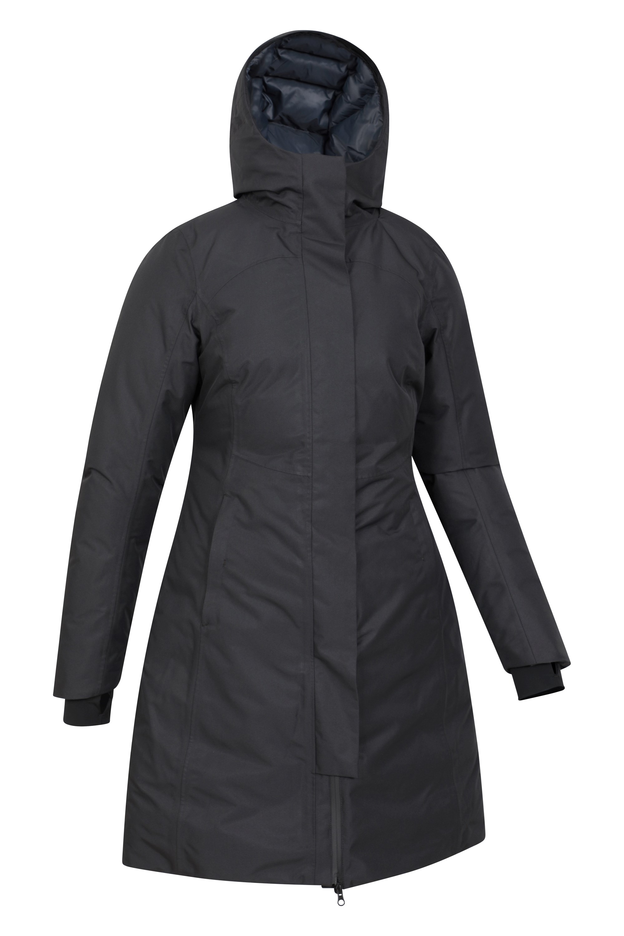 Polar Hybrid Womens Long Down Jacket Mountain Warehouse CA