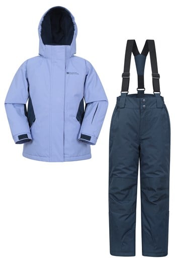 Kids Ski Jacket and Pant Set Lilac