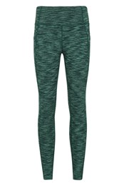Breathe & Balance High-Waisted Womens Leggings Dark Green