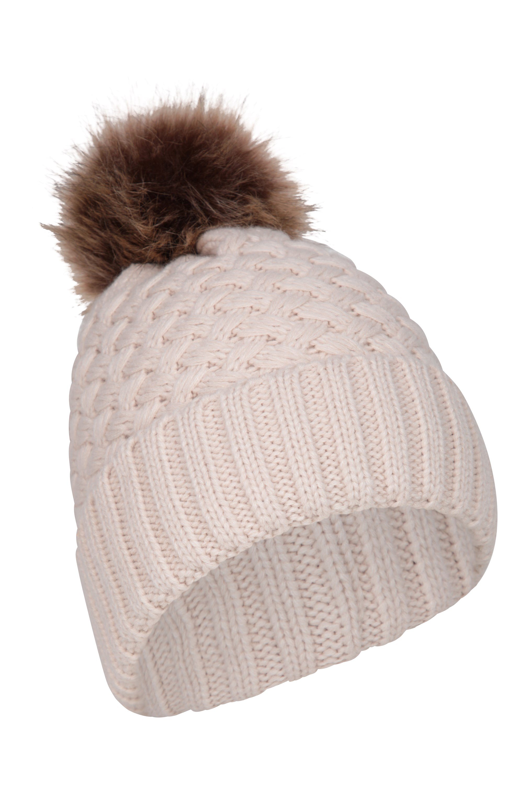 【Anyone more】Port Mongle Fur Beanie On The Roam Beanie - Dirty Pink - So iLL