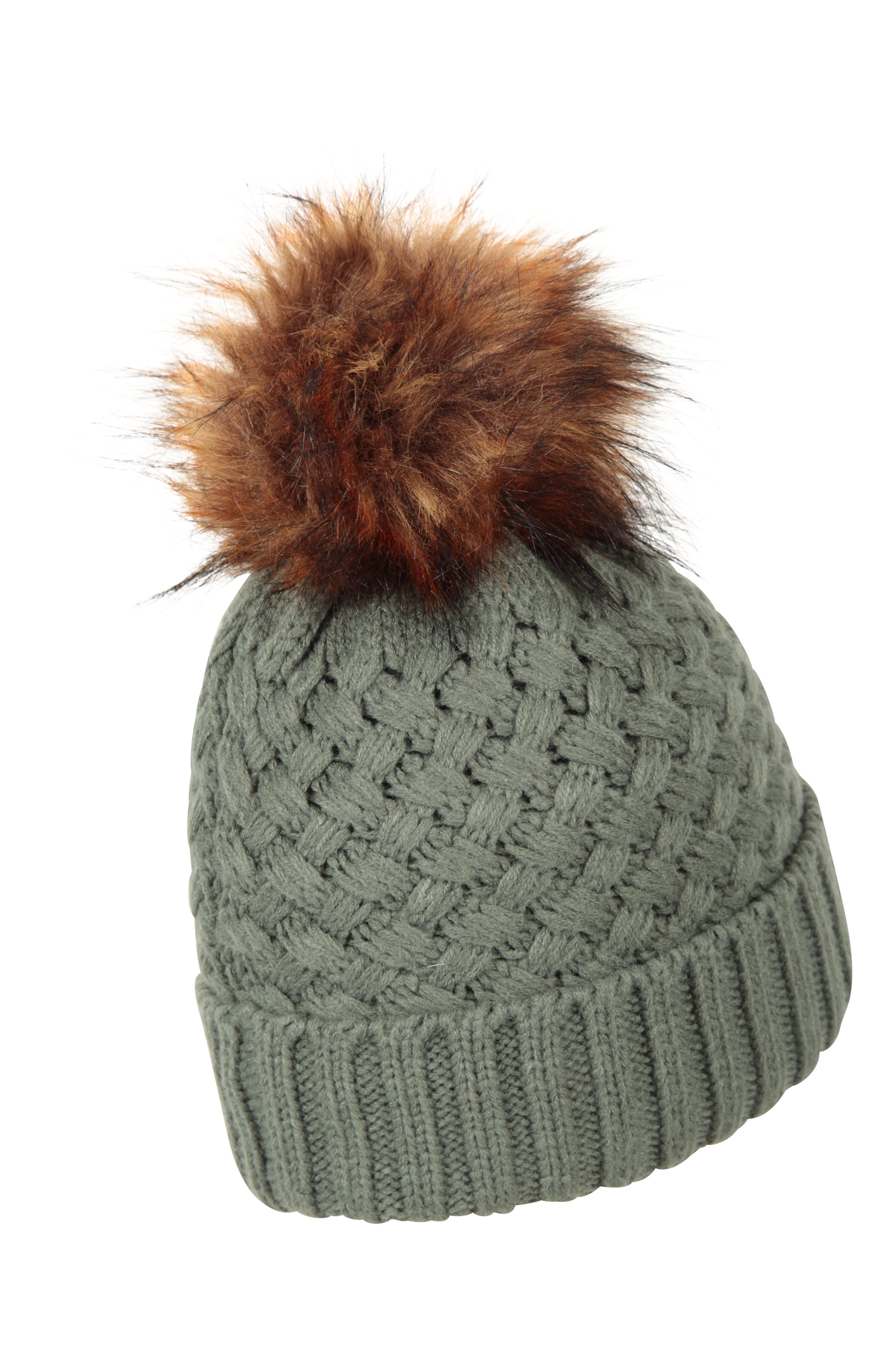 Girl's Polar Extreme Heat Sherpa Lined Pom Hat