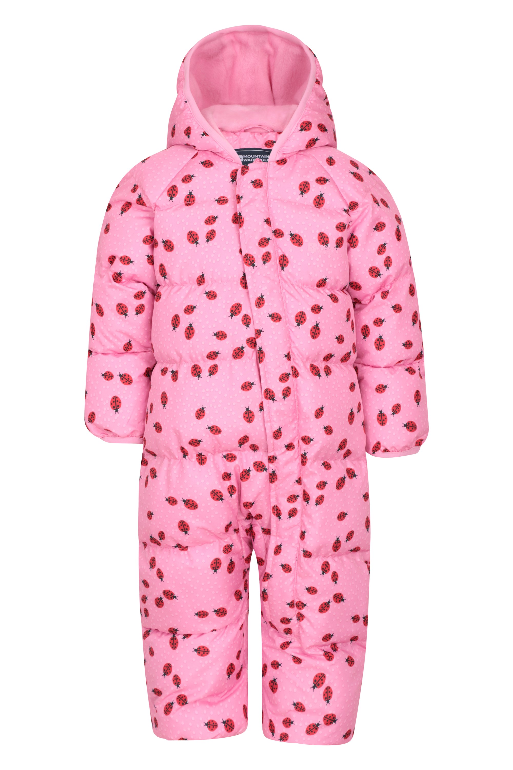 Frosty Printed Toddler Padded Suit - Pink