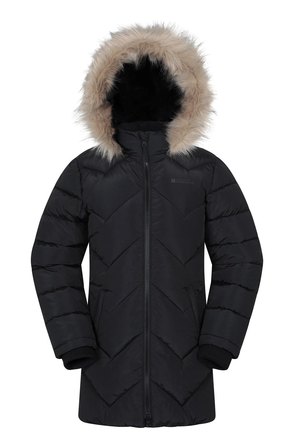 Mountain Warehouse Galaxy Kids Water Resistant Jacket Girls Winter Padded Coat - Picture 13 of 52