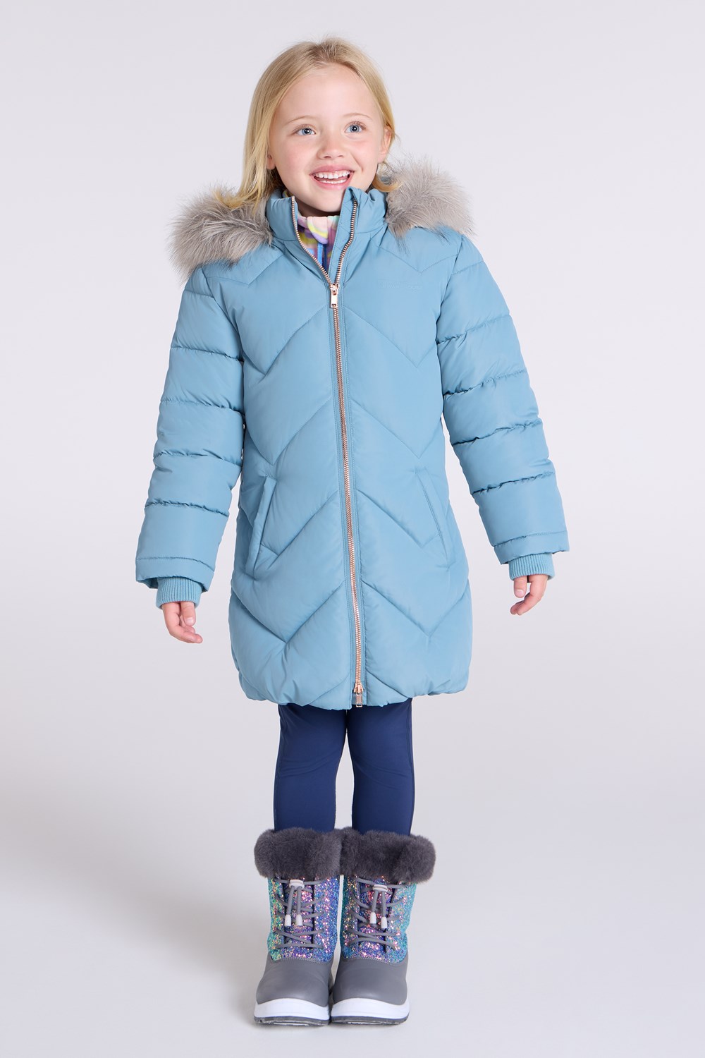 Mountain Warehouse Galaxy Kids Water Resistant Jacket Girls Winter Padded Coat - Picture 44 of 52