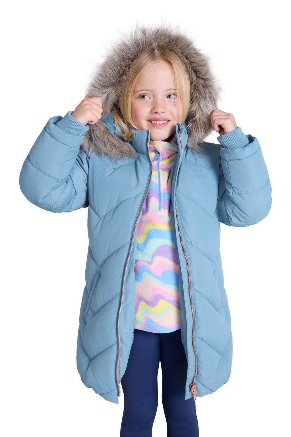 Mountain Warehouse Galaxy Kids Water Resistant Jacket Girls Winter Padded Coat - Picture 52 of 52
