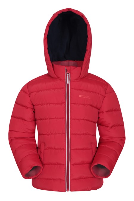 Eden Fleece Lined Kids Padded Jacket Mountain Warehouse Us