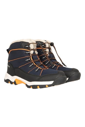 Comet Kids Waterproof Snow Boots Navy