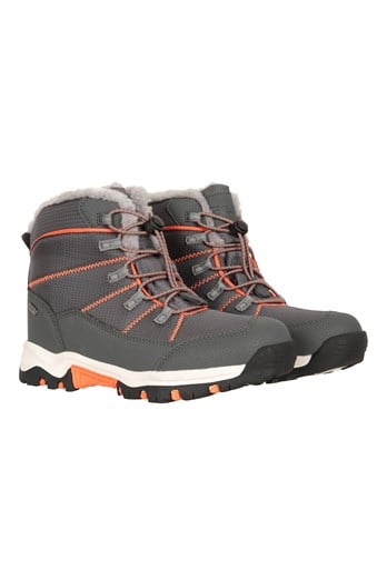 Comet Kids Waterproof Snow Boots Orange