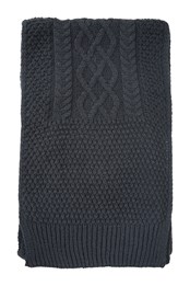 Mens Cable Knit Scarf