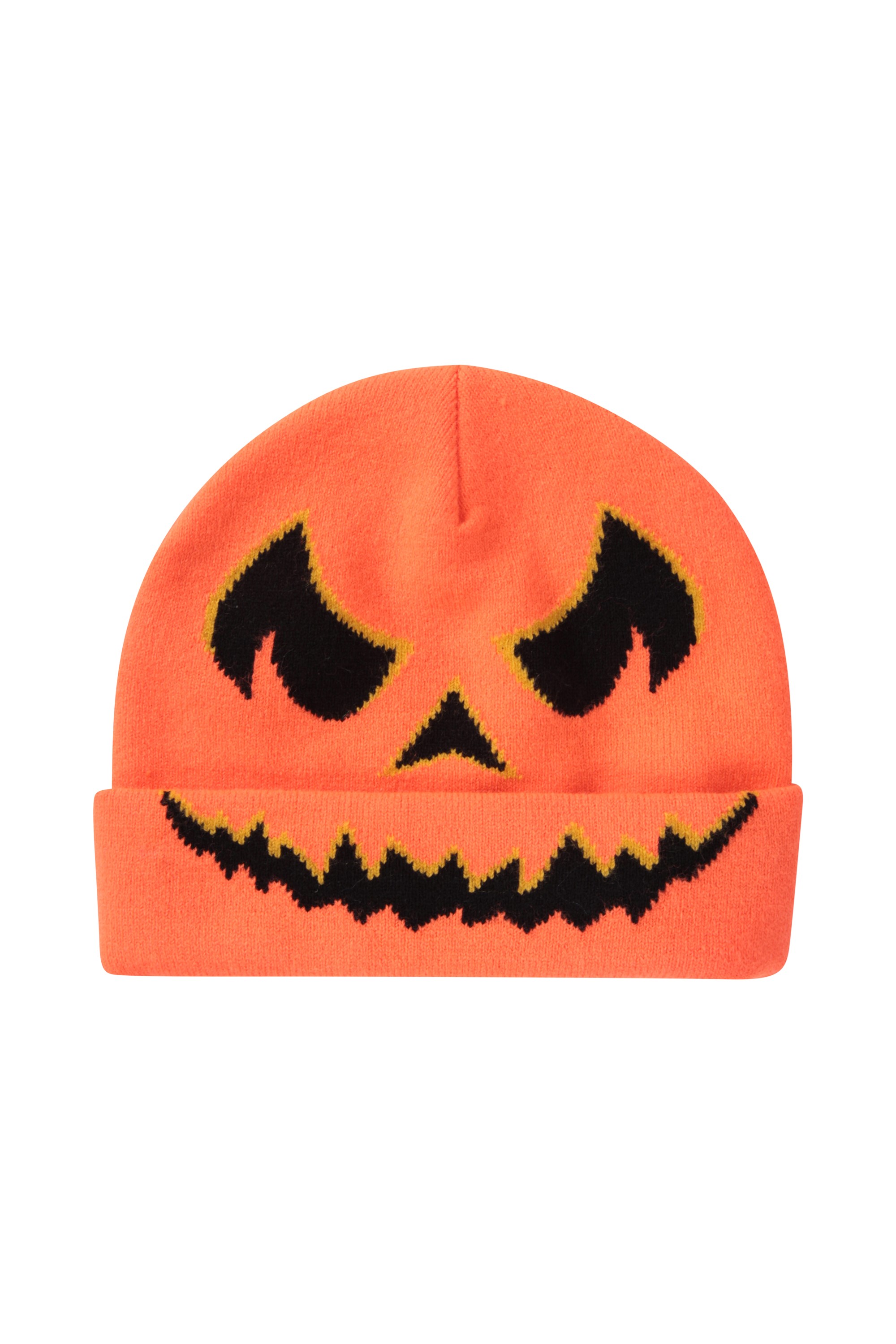 Halloween Knitted Kids Beanie - Orange