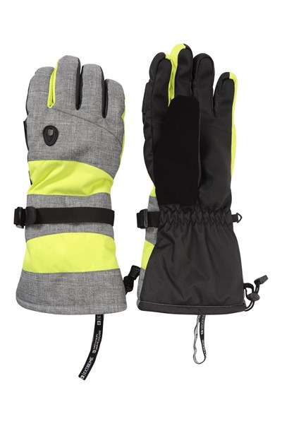 Summit Extreme Mens Ski Gloves - Yellow