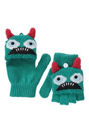 Monster Kids Knitted Gloves