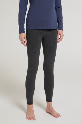 Fluffy Women's Fleece Lined IsoTherm Leggings Charcoal