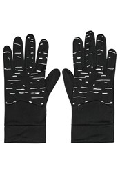 Illuminate Stretch - rękawiczki do biegania Czarny