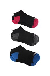 IsoCool Kids Trainer Socks 3-Pack