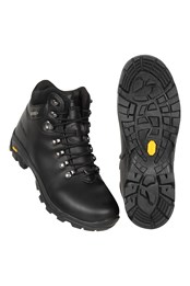 Latitude Extreme Mens Vibram Waterproof Walking Boots Jet Black