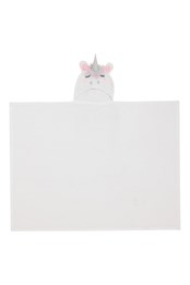 Character Hooded Kids Blanket - 125 x 90cm White